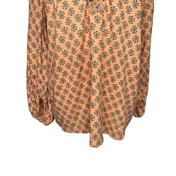 Sundance Peasant Top Womens M Long Sleeve 3/4 Button Front Boho Cottagecore Fall - Picture 3 of 12